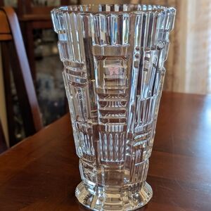 Marquis by Waterford CUBIST Vase 11” Lead Crystal Discontinued Pattern